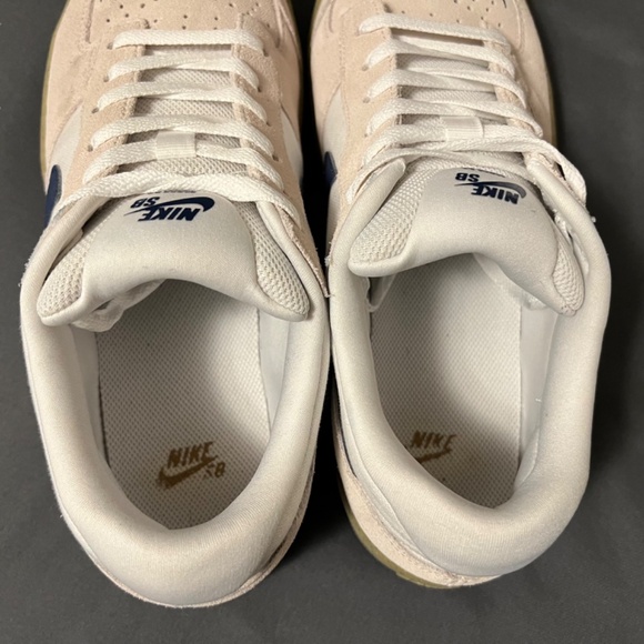 Nike Mens SB Force 58 - White, Light Brown, Navy, Gum - Size 10 - Picture 7 of 10